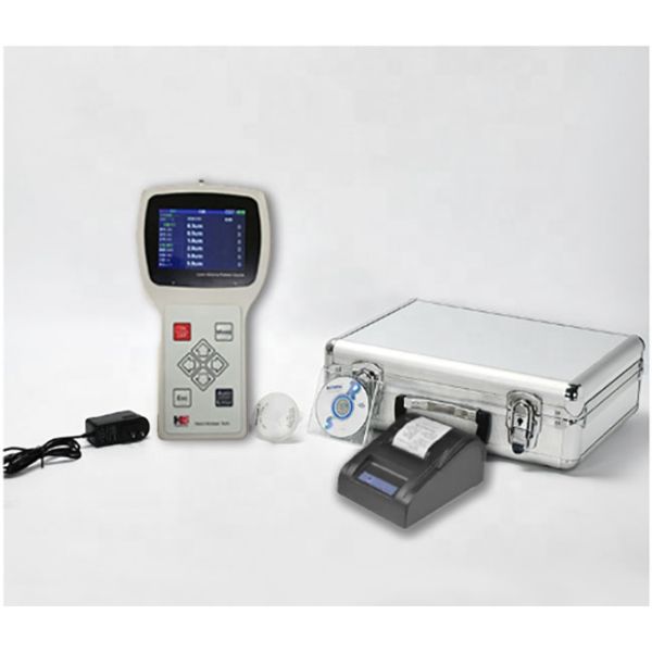 2.83L Flow Rate Handheld Airborne Particle Counter 6 Particle Size Channels