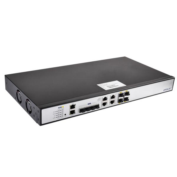 AS-OLT-01A GPON OLT Supports 1:128 split ratio,can access 512 ONU users at the