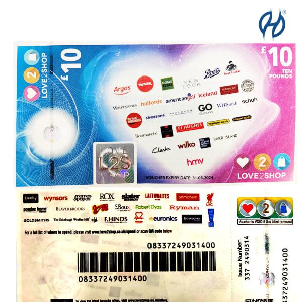 Quality Rainbow Paper Anti Counterfeiting Label Currency Value Custom Security Label for sale