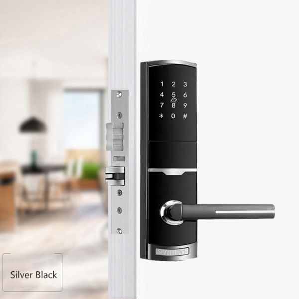 Apartment Password 310mm Electronic Combination Door Lock FCC Smart Password Lock