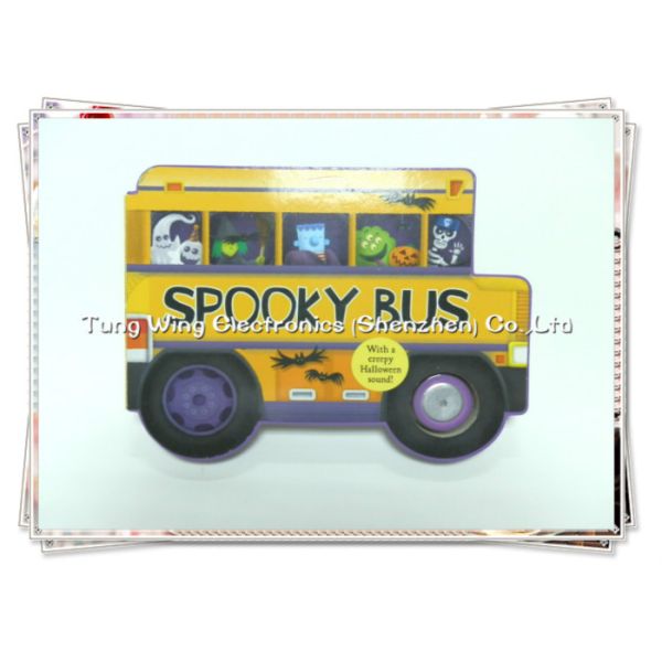 Round Buzzer Small Sound Module for Baby Sound Books ABS + CCNB + Art paper