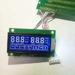 2.2 Inch HTN Segment Lcd Display Module, Driving Voltage 1/4D,1/3B ZEBRA