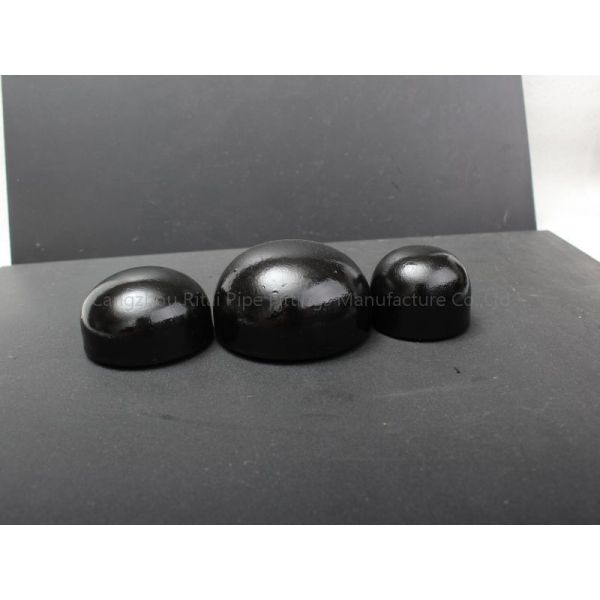 Sch 160 Steel Round Pipe End Caps Welded P235GH DN15 DN200 A234 WPB