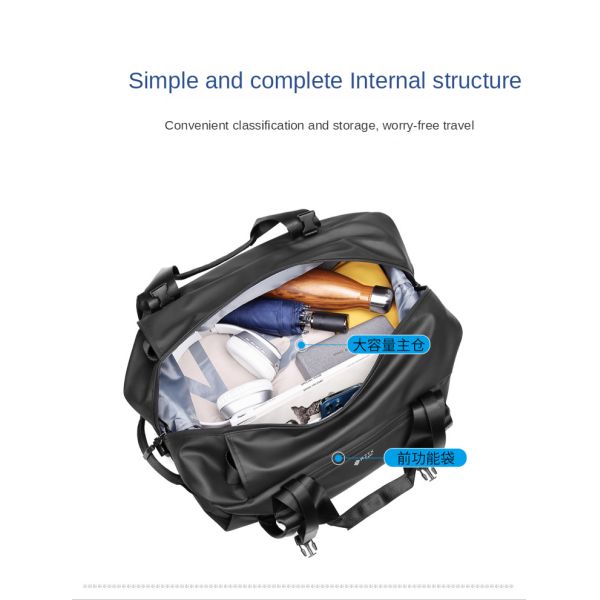 Oxford Cloth Polyester Dacron Gym Office Backpack Waterproof 29L