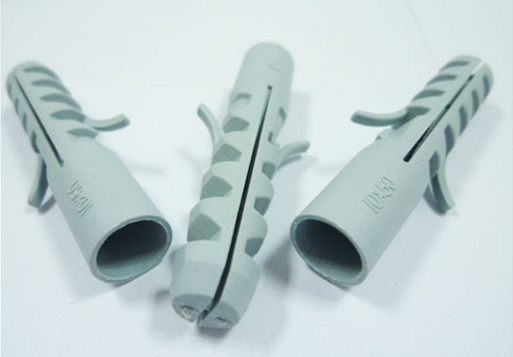 PE Nylon Expansion Anchor Bolts , PA Screw Plastic Anchors Into Wall