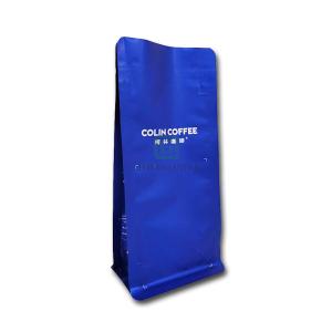 Wholesale 454g Coffee Beans 55 Microns Flat Bottom Pouches from china suppliers