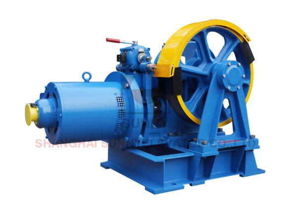 Quality VVVF Elevator Traction Machine Traction Elevator Components With Right Sheave Position for sale