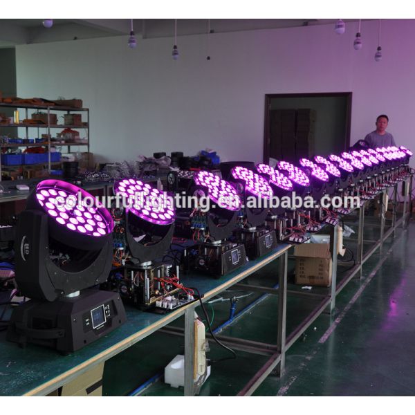 Best Quality 36x10W 4 in 1 RGBW Stage Touch screen Moving Head Lighting