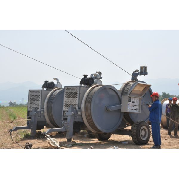 3 Ton Hydraulic Cable Tensioner In Overhead Transmission For Stringing OPGW