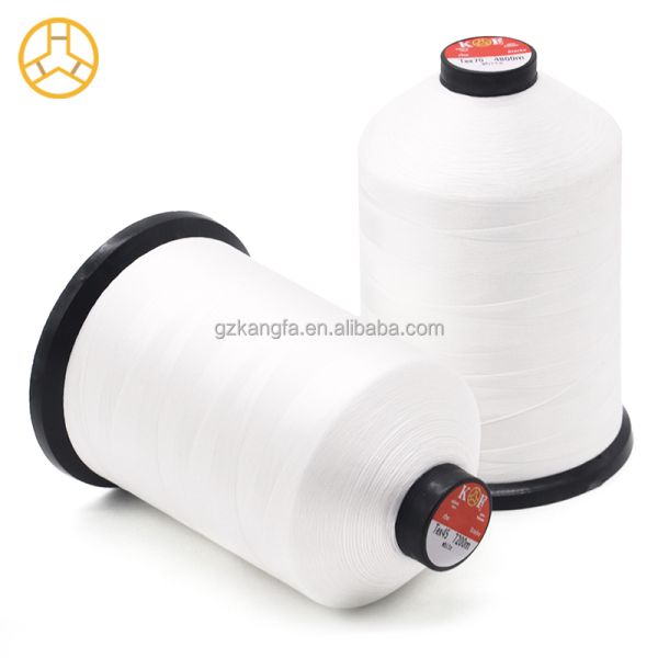 UV Protect 210d/3 White Polyester Heavy Duty Sewing Threads for POLYESTER / NYLON Lovers