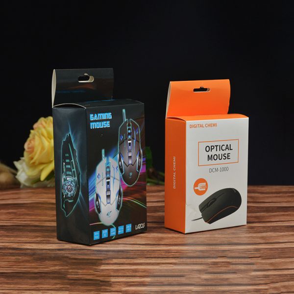 Factory Custom Simple Lightweight Durability Electronics Mouse Packaging Box for Mailing