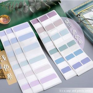 Wholesale Morandi Sticky Notepads And Stationery Index Tab Labels Sticker from china suppliers