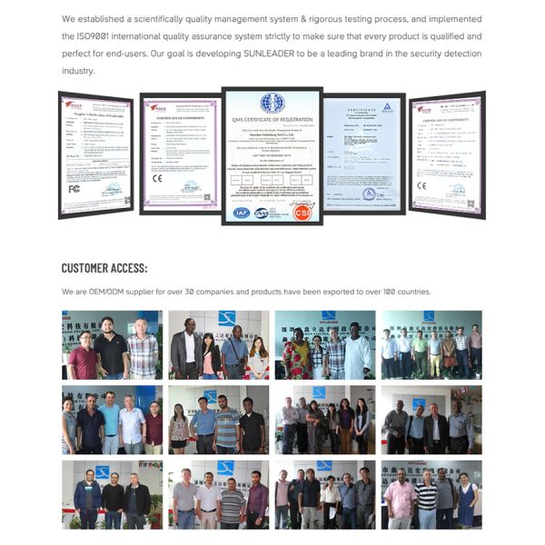 SUNLEADER AM04B Acoustic magnetic vertical equipment Retail shop Acrylic security gate Supermarket alarm EAS anti theft antenna