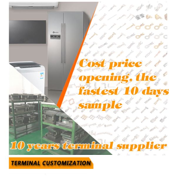 High Quality U-shape U Type Car Wiring Harness Connectors Copper Brass Crimp Joint Terminals for 6-10mm2 Cable