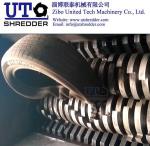high efficiency rubber shredding machine/tyre shredder / waste rubber tire