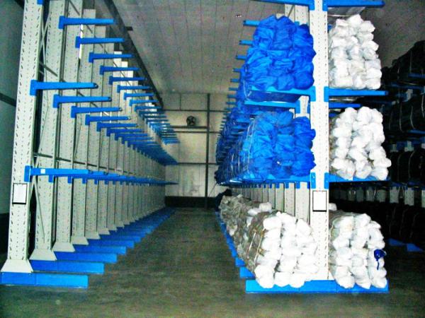 Quality Long Span Cantilever Storage Racks , Single / Double Sided High Density Racking System for sale