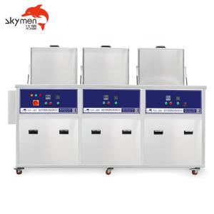 Wholesale Oil Filter 3 Tanks Ultrasonic Cleaner Equipment 38L Degreasing 600W AC220V with washing, rinsing, drying function from china suppliers