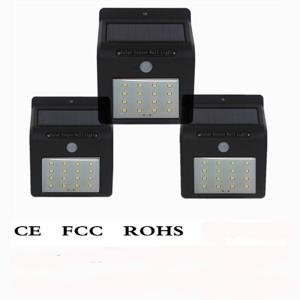 China Mini 20 LED Wireless PIR Sensor Outdoor Solar Powered Led Solar Wall Light on sale