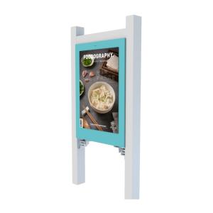 2500 nits Standing Digital Signage TFT LCD Screen Outdoor Video Walls