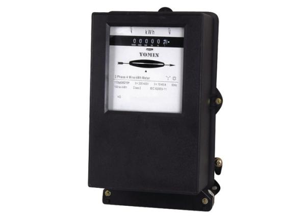 Quality IS09001 Class 2 Three Phase Energy Meter Single Tariff 50Hz 60Hz for sale