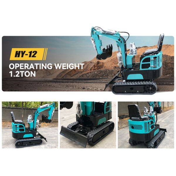Free Shipping 0.8 Ton Sunward Mini Excavator Mini Excavator Kubota Mini Excavator with Cab