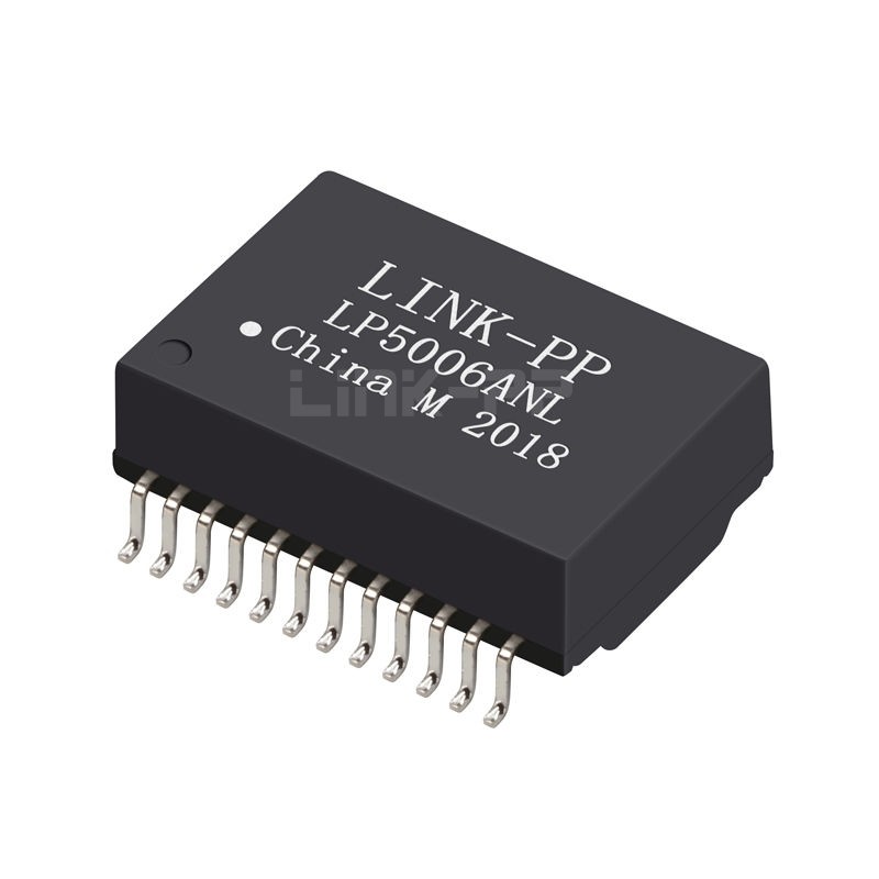 Wholesale XFMRS XFGIB100 Compatible LINK-PP LP5006ANL 10/100/1000 Base-T Single Port PoE+ SMD 24 PIN Lan Magnetics from china suppliers