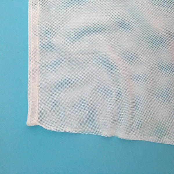 Small Net Lingerie Wash Bag , Nylon / Jute Drawstring Laundry Net Bag