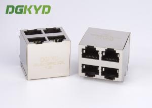 Wholesale KRJ-5921S8P8C2X2NL Shielded Ethernet Rj45 Jack Stack Mj Assy 8pos 2x2 Cat5 from china suppliers