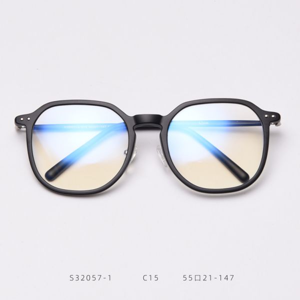 Korean TR90 Frame Optical Plain Lens Glasses Unisex Blue Light Blocking