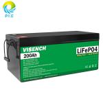 Visench Direct factory lifepo4 battery 48v120Ah 200Ah Deep 6000 Cycles with BMS