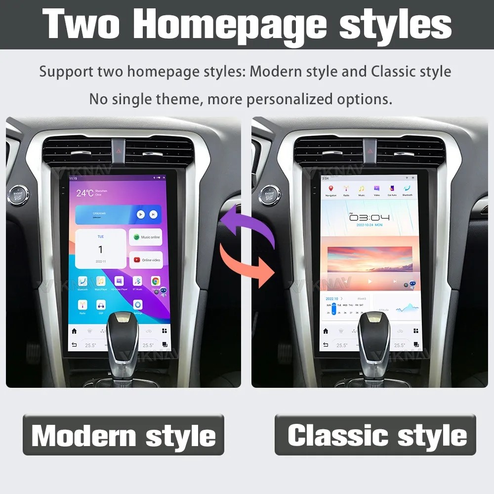 13.6Inch Android Auto Car radio For 2013--2021 Ford mondeo GPS Navigation Multimedia Player Wireless Carplay BT 4G