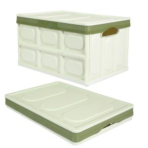Wholesale 140L Collapsible Plastic Trunk Organizer 55L Folding Plastic Storage Boxes from china suppliers