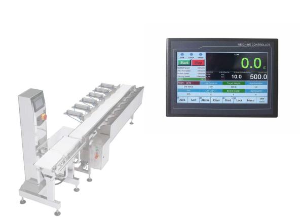 HMI Conveyor Checkweigher Indicator Controller , Digital Weighing Instrument