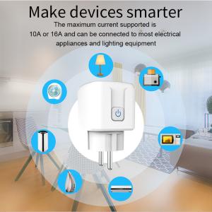 Wholesale App Control Wifi Smart Plug Compatibility IOS/Android Intelligent Plug Socket from china suppliers