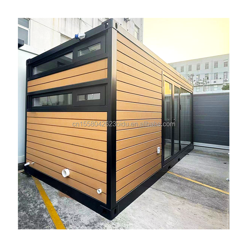 Chinese Design Style EU 20ft Wooden Houses Garden Prefabricated Houses Modern luxury prefab house Steel Structure