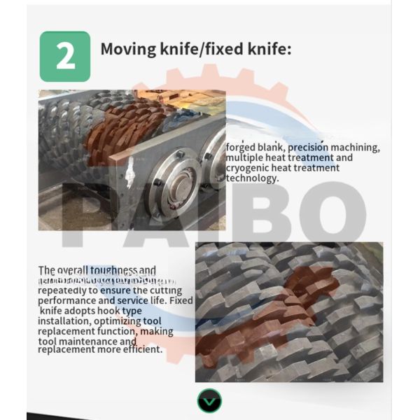 Industry Scrap Metal Shredder with Replaceable Blades Upgrade Your Machinery Repair Shop