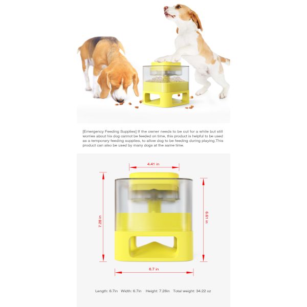 Multifunction Food Catapult Pet Slow Feeder Spiller Fun