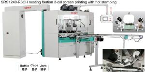 Wholesale 6bar Automatic Screen Printer , 380V 4 Station Screen Printing Machine from china suppliers
