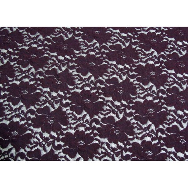 Stretchy Elastic Lace Fabric 60% Cotton 30% Nylon 10% Spandex CY-LW0790