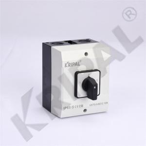 China KRIPAL Rotary Changeover Cam Switch UKT IP65 230-440V 3 Phase on sale