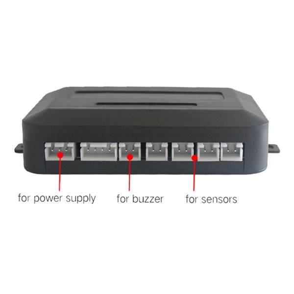 Car Reverse Video Parking Radar 4 Sensor Rear View Backup System Sound Buzzer Alert Alarm for Camera Monitor PS-600SPK