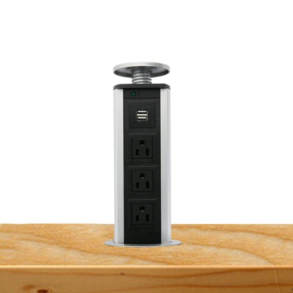 Reliable Kitchen Pop Up Power Sockets , Pop Up Power Outlet Reliable Design