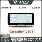 Viknav Car Radio For LEXUS RX (2020-2021)12.3 inch Auto Vertical Screen Wireless