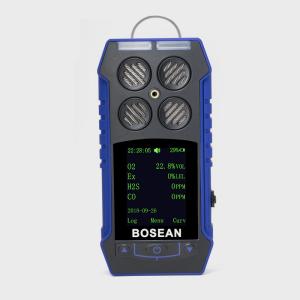 Wholesale Multi Gas Detector 4 Gas Detector LCD Screen Backlight Rechargeable Battery Sound Light Alarm 4 in 1 Gas Analyzer from china suppliers