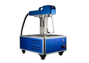China Small Size 1.2mm Depth Fiber Laser Marking Machine on sale