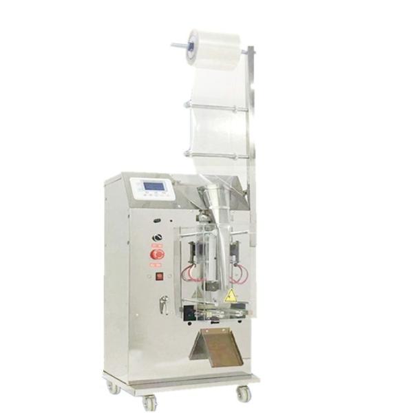 Quality 3 Side Seal Small Vertical Packaging Machine , Automatic Sauce Pouch Packing Machine for sale