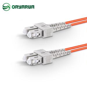 Wholesale SC UPC To SC UPC Duplex Fiber Optic Multimode Patch Cord OM2 from china suppliers