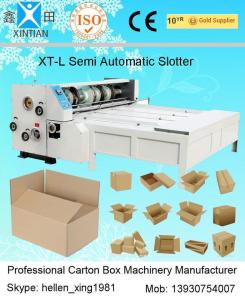 Multicolor Flexo Printing Slotting Machine / Cardboard Cutter Printer Machine