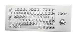 China Dust Proof Stainless Steel Keyboard SS Vandal Resistant Keyboard on sale