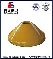 Mn18Cr2 GP300 GP300S Cone Crusher Mantle Concave Parts For Crusher Machine Type Crusher